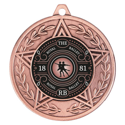 Titan multisport medal and ribbon 45mm free engraving