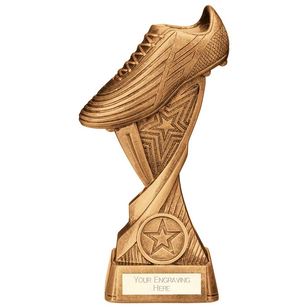 Volley Football Boot Trophy - Multiple Sizes Available - Free Engraving