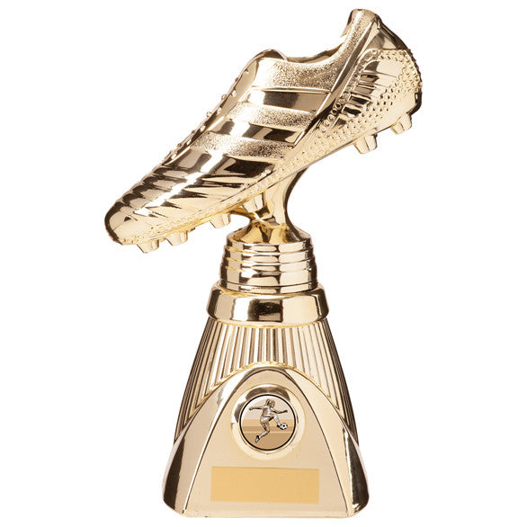 STRIKER DELUXE GOLD FOOTBALL TROPHY - Engraving included