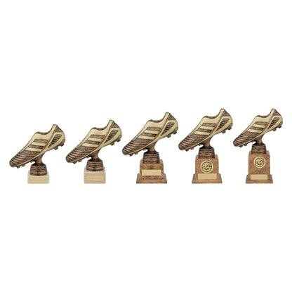 Bronze & Gold Striker Premium Football Trophies Award FREE Engraving